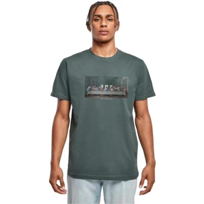 Afbeelding van Mister Tee T shirt Can&#039;t Hang With Us met printopdruk bottlegreen