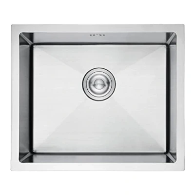 Afbeelding van Ibergrif M85043 Spoelbak Keuken, met Afvoerfilter, Roestvrij Staal (50 x 43 cm)