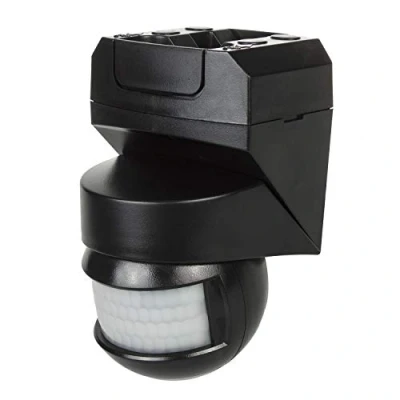 Afbeelding van Wandschemering Infrarood Bewegingssensor 180 + 360 2000W Maclean Energy MCE295 Zwart