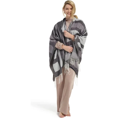 Afbeelding van Grijze poncho Cindy van Pastunette Grijs Maat Onesize