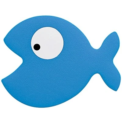 Afbeelding van Msv Mini Antislipmatten Hungry Blauw 5stuks
