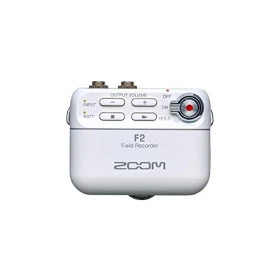 Afbeelding van Zoom F2 White Field Recorder and Lavalier Mic