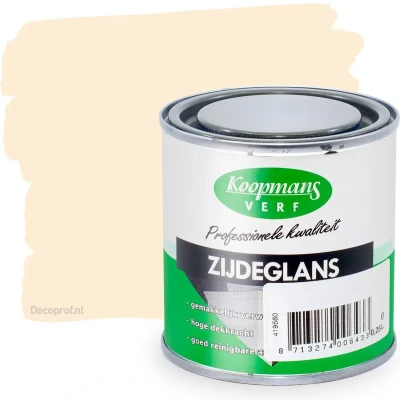 Afbeelding van koopmans zijdeglans 302 roomwit 0.25 ltr