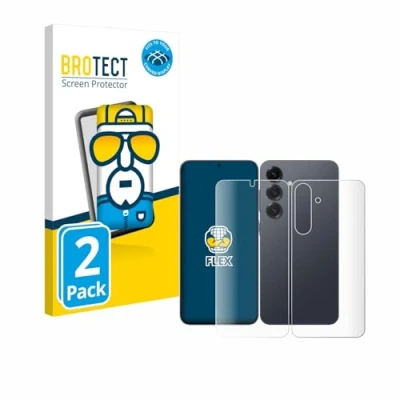 Afbeelding van BROTECT Screenprotector voor Samsung Galaxy S25 Plus (Voor+Achter) Folie Beschermfolie transparant volledig dekking (2 Stuks)