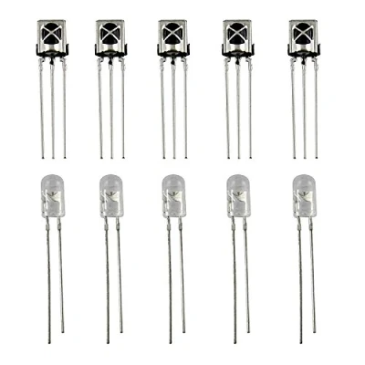 Afbeelding van LAOMAO 5 paar infrarood diode LED lichtdiode IR emissie en ontvanger