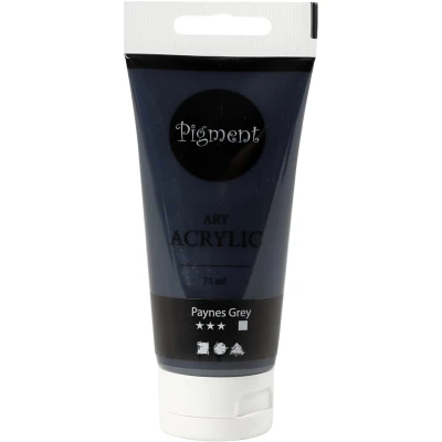 Afbeelding van Creativ Company Pigment Art Acrylverf Paynes Grijs, 75ml