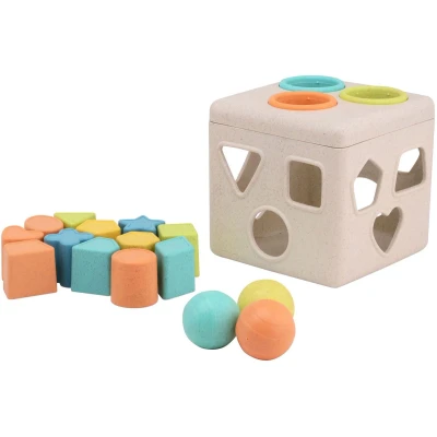 Afbeelding van Johntoy Happy World Bio Plastic Vormenstoof