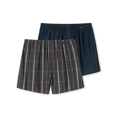 Afbeelding van Schiesser 2PACK Boxershort, Heren, Maat: Small, Dark blue