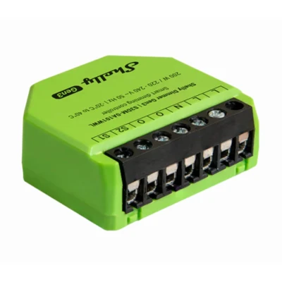 Afbeelding van Shelly Dimmer Gen3, WLAN &amp; Bluetooth Smart dimmer, huisautomatisering, dimbare verlichting, ledstrip, geen neutrale geleider nodig, slimme tijdschema&#039;s, hub iOS en Android