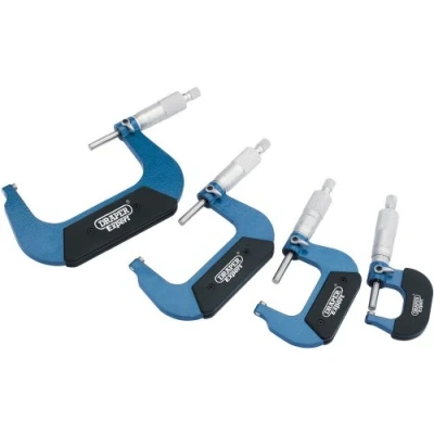 Afbeelding van Draper 46607 Buitenmicrometer, 0 100 mm, 4 delig