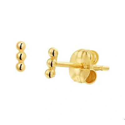 Afbeelding van Trendjuwelier huiscollectie Oorknoppen Bol Geelgoud Glanzend