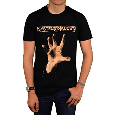 Afbeelding van System Of A Down Hand Heren T shirt M Zwart