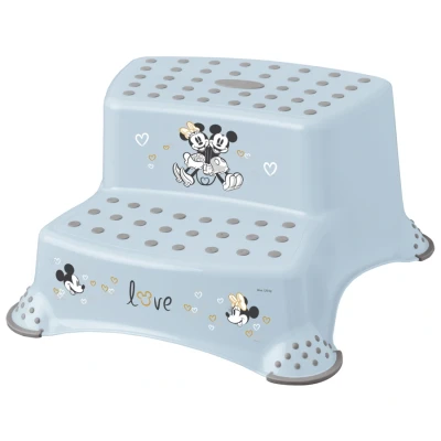 Afbeelding van Keeeper Mickey Mouse Lichtblauw 2 Treden Opstapje 10032