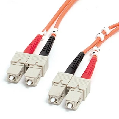 Afbeelding van StarTech.com 1m Multimode Duplex Fiber Optic Cable SC