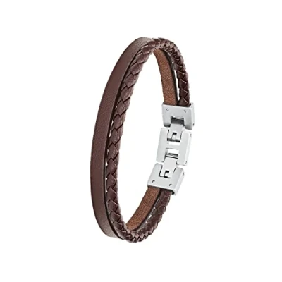 Afbeelding van s.Oliver Armband, Heren, Maat: One Size, Braun
