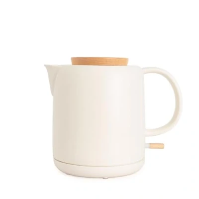Afbeelding van CREATE Elektrische waterkoker van keramiek 1 L 100ºC met zelfuitschakelend systeem, antikalkfilter en antideeltjesfilter Gebroken wit KETTLE CERAMIC