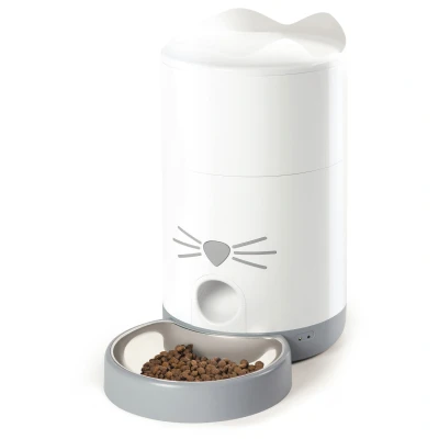 Afbeelding van Catit Pixi Smart Feeder Kattenvoerbak 19x19x34 cm Wit