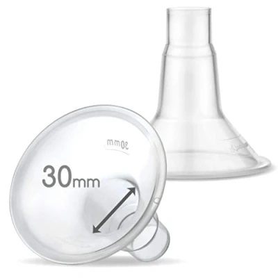 Afbeelding van Maymom MyFit 30 mm schilde klein; compatibel met Medela borstpompen PersonalFit, Freestyle, Harmony, Maxi, Freestyle Flex aansluiting; aansluiting op breed/smalle aansluiting, 2 stuks.