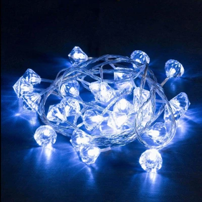 Afbeelding van Lichtsnoer led kerstverlichting binnen 24 lampjes 0.8 meter ko
