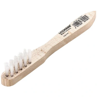Afbeelding van Lessmann Bougieborstel lengte 150 mm 0,3 nylon PA glad 3 rijig 1 stuk 125251