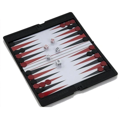 Afbeelding van Philos Backgammon reisset magnetisch etui