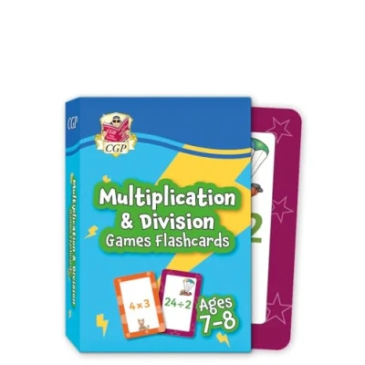 Afbeelding van Multiplication &amp; Division Games Flashcards for Ages 7 8 (Year 3)