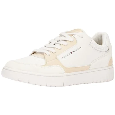 Afbeelding van Polyester Sneaker Met Contrasterende Details En Logoprint