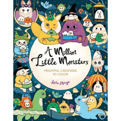 Afbeelding van A Million Little Monsters: Frightful Creatures to Color