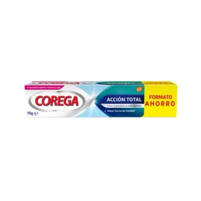 Afbeelding van Corega, Totale werking, crème voor tandprotheses, tot 12 uur bevestiging, 70 g