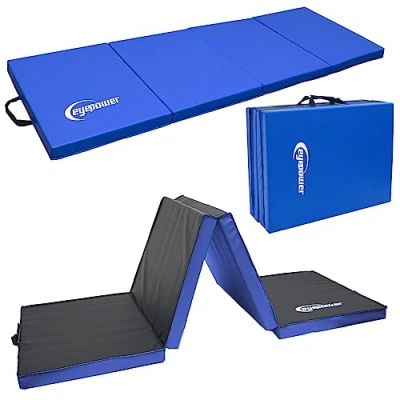 Afbeelding van 180x60 Opvouwbaar Gymnastiek Mat voor Thuis Turnmat Dikte 5cm Zachte Vloer G...