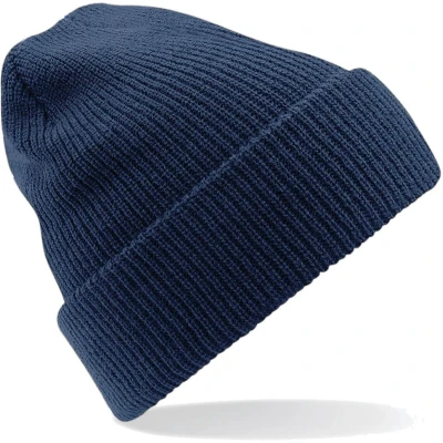 Afbeelding van Gebreide Heritage Beanie French Navy wintermuts voor volwassenen Damesmutsen / herenmutsen 100% polyacryl