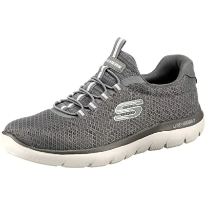 Afbeelding van Skechers SUMMITS dames Sneaker, Grau Charcoal Mesh Trim Charcoal, 41.5 EU
