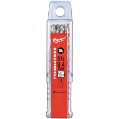 Afbeelding van Metaalboor Hss G Thunderweb 3,4 X 70 Mm (10 Stuks)