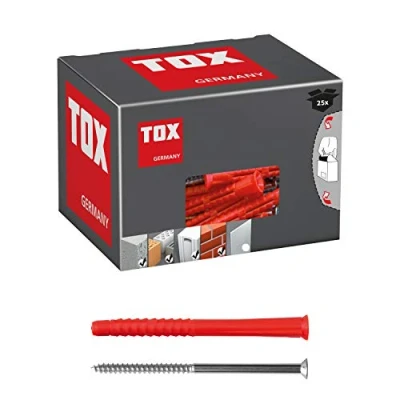 Afbeelding van TOX universele lange deuvel Constructor 10 x 135 mm + schroef, 25 stuks, 022102511