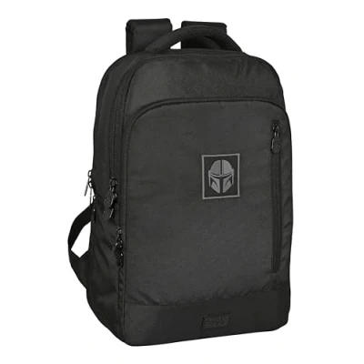 Afbeelding van Rugtas voor Laptop en Tablet met USB Uitgang The Mandalorian Zwart
