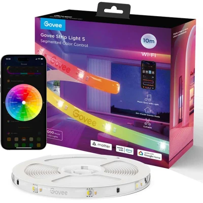 Afbeelding van Govee Strip Light S Segmented Colour Control (10m)
