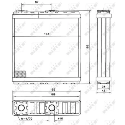 Afbeelding van NRF Kachelradiateur 52098