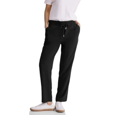 Afbeelding van STREET ONE Viscose broek, zwart, 40W x 28L