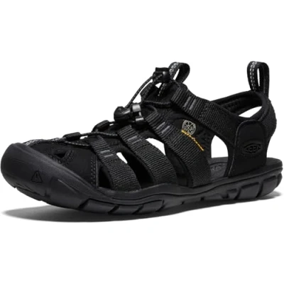 Afbeelding van Keen Clearwater CNX Outdoorsandalen, Dames, Maat: 36, Black Textiel
