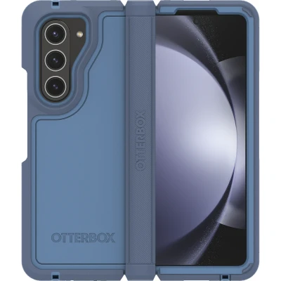 Afbeelding van OtterBox Defender XT hoes voor Samsung Galaxy Z Fold6, schokbestendig, valbestendig, ultrarobuust, 4x getest volgens militaire standaard, opvouwbare telefoons, Blauw