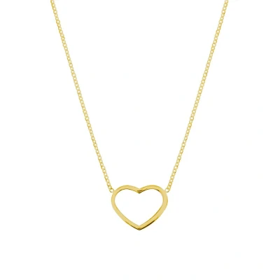 Afbeelding van Collier Hart 41 + 5 Cm 3 Micron Zilver Verguld (Geel)