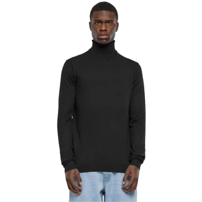 Afbeelding van Urban Classics Turtleneck Trui, Heren, Maat: XL, Black