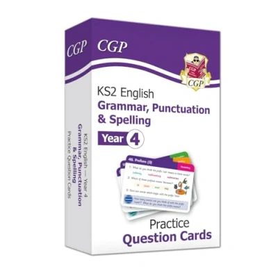 Afbeelding van KS2 English Year 4 Practice Question Cards: Grammar, Punctuation &amp; Spelling