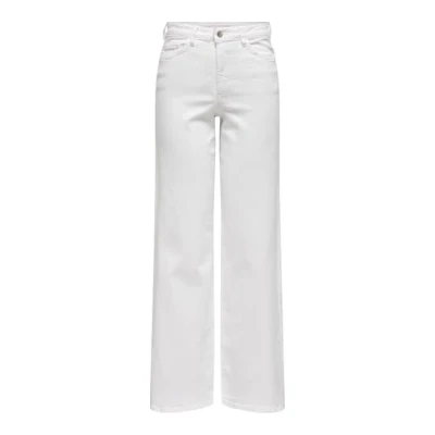 Afbeelding van JdY Jdyfelina Fina Hw Wide Whitejns DNM Noos, wit, denim, XL / 30L
