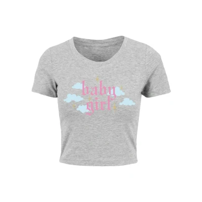 Afbeelding van Mister TEE Tshirt print, Dames, Maat: Large, Grey