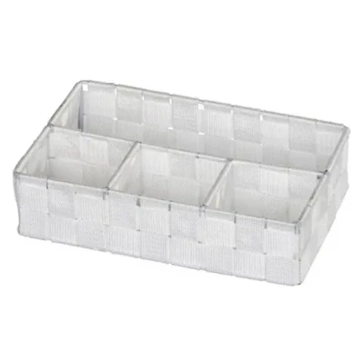 Afbeelding van Wenko Organizer Adria 4 vaks 26x17x6,5cm Wit