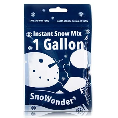 Afbeelding van SnoWonder Instant Snow Fake Kunstsneeuw Ideaal voor het maken van wolkenslijm, mix maakt 4 liter nepsneeuw