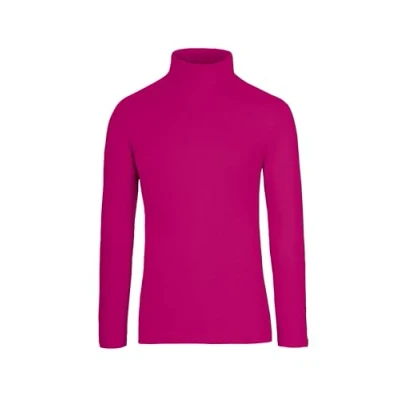 Afbeelding van TRIGEMA Dames coltrui shirt, koraalrood, M