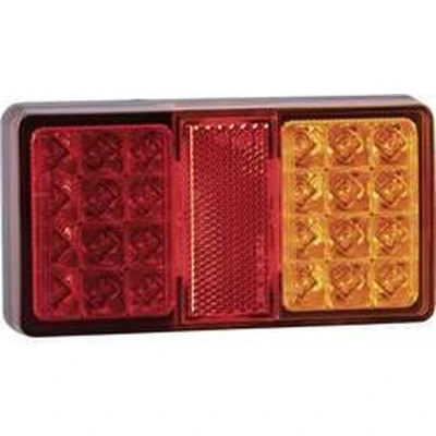 Afbeelding van SecoRüt Aanhangerachterlicht Remlicht, Reflector, Knipperlicht, Achterlicht Links, Rechts 12 V, 24 V Helder glas