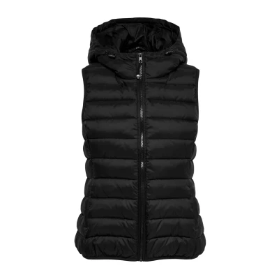 Afbeelding van ONLY Onlnewtahoe HOOD Bodywarmer, Dames, Maat: Small, Black